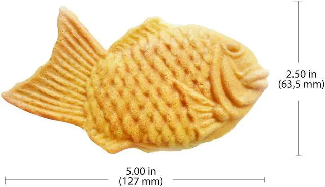 Alt view image 3 of 7 - AR-1106F Taiyaki Machine Commercial | 6 Fish Shaped Waffles | Stainless Steel Taiyaki Maker