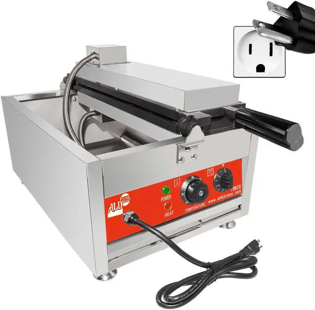 Alt view image 4 of 7 - AR-1106F Taiyaki Machine Commercial | 6 Fish Shaped Waffles | Stainless Steel Taiyaki Maker