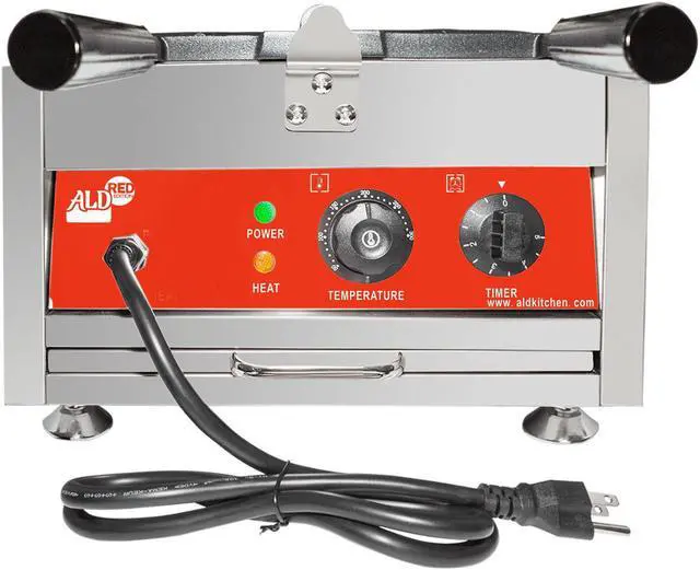 Alt view image 5 of 7 - AR-1106F Taiyaki Machine Commercial | 6 Fish Shaped Waffles | Stainless Steel Taiyaki Maker