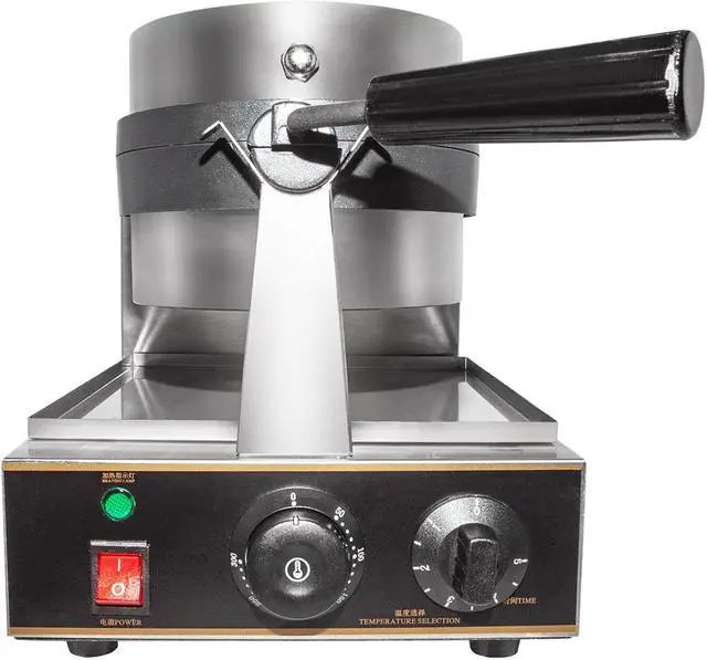 Alt view image 4 of 7 - GR-HWB1A Belgian Waffle Maker | Commercial Flip Waffle Iron | Stainless Steel | Rotating Mechanism