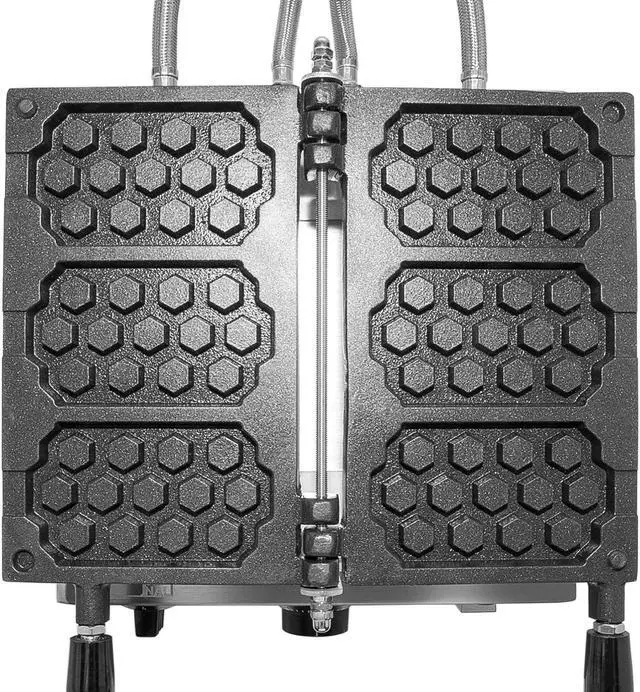 Alt view image 4 of 7 - ALDKitchen Honeycomb Waffle Iron | 3 Waffles on a Stick | Stick Waffle Maker | 110V