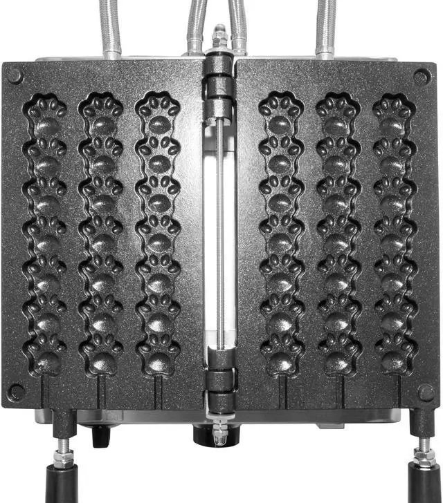 Alt view image 4 of 7 - ALDKitchen Waffle Stick Maker | 3 Paw-Shaped Waffles | Round-Shaped Waffles
