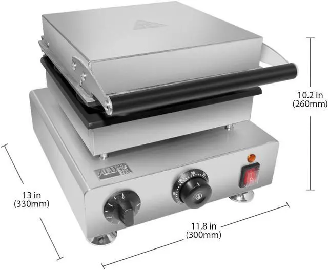 Alt view image 2 of 7 - ALDKitchen Waffle Stick Maker | 4 Round-Shaped Waffles | Stainless Steel