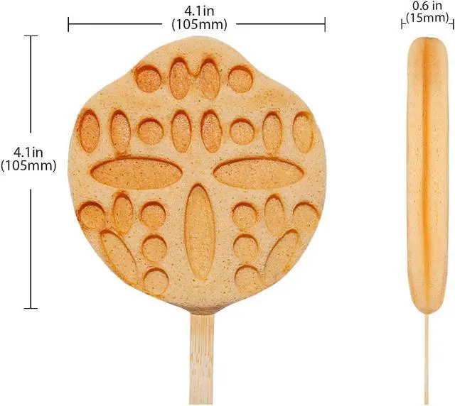 Alt view image 3 of 7 - ALDKitchen Waffle Stick Maker | 4 Round-Shaped Waffles | Stainless Steel