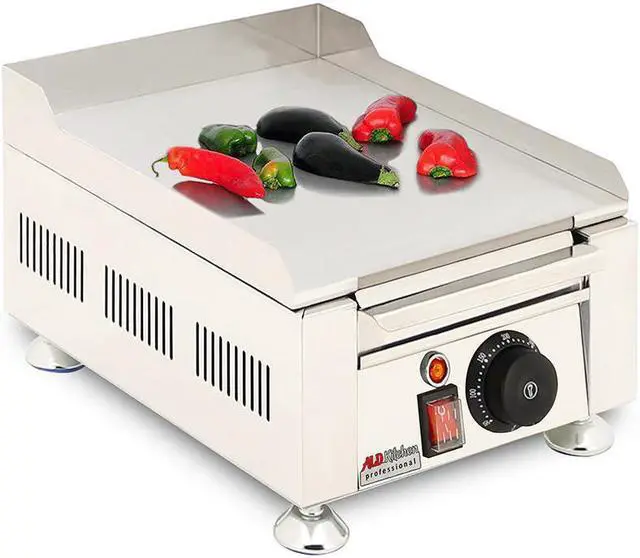 Main image of ALDKitchen Flat Top Griddle | Teppanyaki Grill with Single or Dual Thermostat | Manual | Stainless Steel