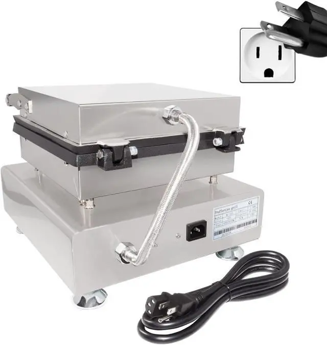 Alt view image 4 of 7 - AP-492 Electric Stick Waffle Maker | Commercial Iron | 4 Pcs | Stainless Steel | Nonstick