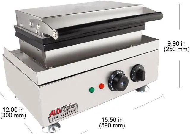 Alt view image 2 of 7 - AP-536 Taiyaki Maker | Fish Waffle Maker Professional | Stainless Steel | 6 Small Fish Shaped Waffles