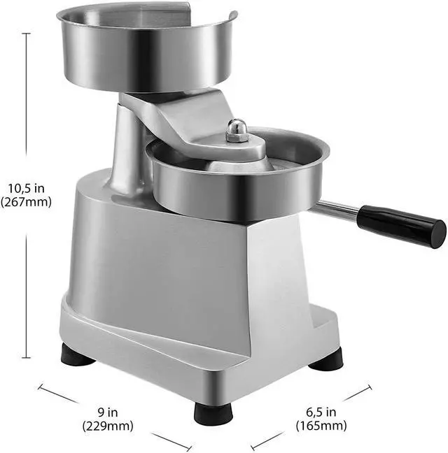 Alt view image 2 of 7 - A-A130 Burger Press | Meat Patty Maker | Commercial Patty Forming Tool | Stainless Steel | 5-inch Diameter