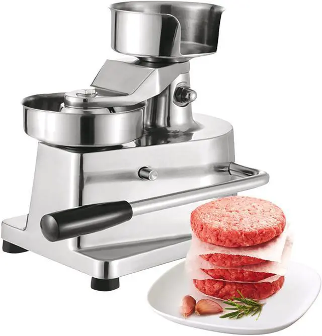 Main image of A-A130 Burger Press | Meat Patty Maker | Commercial Patty Forming Tool | Stainless Steel | 5-inch Diameter