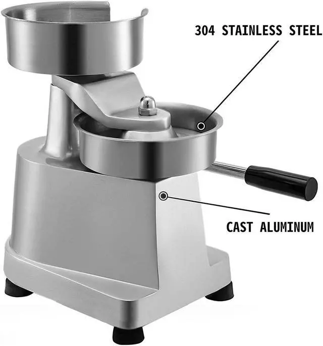 Alt view image 6 of 7 - A-A130 Burger Press | Meat Patty Maker | Commercial Patty Forming Tool | Stainless Steel | 5-inch Diameter