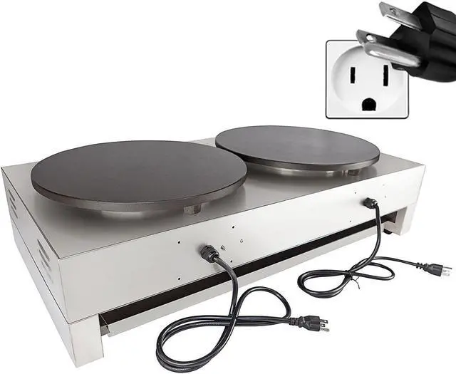 Alt view image 4 of 7 - AP-584 Crepe Maker Commercial | Electric Double Pancake Maker