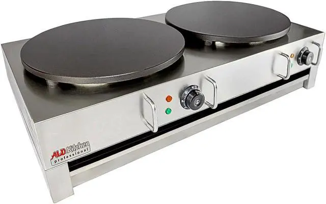 Alt view image 7 of 7 - AP-584 Crepe Maker Commercial | Electric Double Pancake Maker