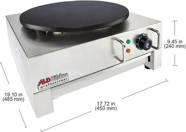 Alt view image 2 of 7 - AP-583 Crepe Maker Commercial | Electric Pancake Maker