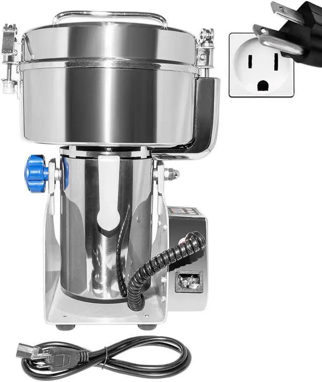 Alt view image 4 of 7 - AP-S1000D Electric Grain Mill Commercial | 1000g | Swing Type Grain Grinder Mill | Stainless Steel