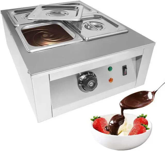 Main image of Chocolate Fondue Machine | Stainless steel Professional Melter with Water-Heating System | Manual