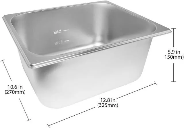 Alt view image 3 of 7 - ALDKitchen Bain Marie Steam Warmer | Electric Buffet Food Warmer | Stainless Steel | 4 Tanks | 110V