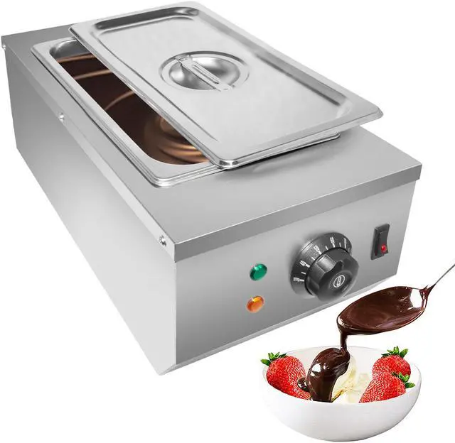 Main image of ALDKitchen Electric Food Warmer | 1-Tank Chocolate Melting Pot | 9 Lbs (4 kg) Capacity | 110V
