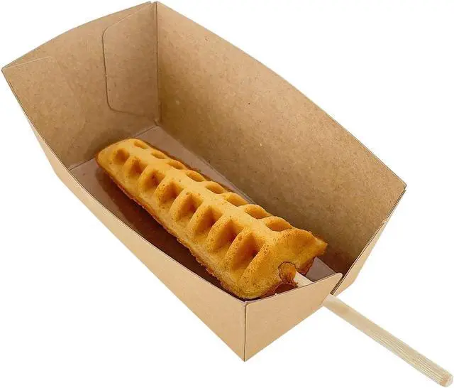 Main image of GorillaRock Paper Bowls | Disposal Bowls for Stick Waffles, Corn Dogs, etc. | 1000 Pcs