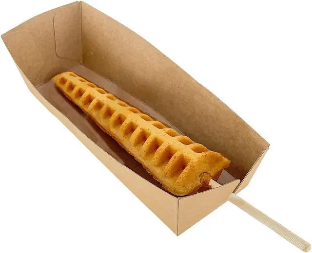 Main image of GorillaRock Paper Bowls | Disposal Bowls for Stick Waffles, Corn Dogs, etc. | 1000 Pcs