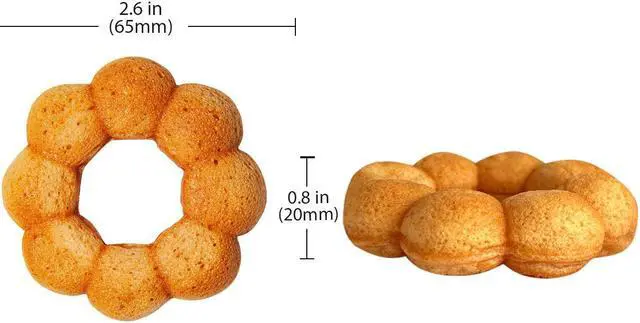 Alt view image 3 of 7 - GorillaRock Electric An-Doughnut Maker | Blossom Shape Donuts | 5 Pcs | Nonstick | 110V