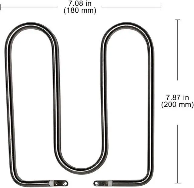 Alt view image 2 of 6 - P_APG-HE2 Heating Elements | Replacement Parts for Flat Top Griddles | 1 Pcs