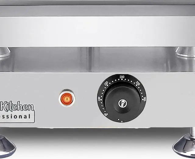 Alt view image 3 of 7 - Flat Top Griddle | Teppanyaki Grill | Single, Dual or Triple Thermostat | Commercial Use | Nonstick