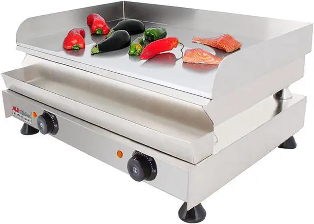 Alt view image 6 of 7 - Flat Top Griddle | Teppanyaki Grill | Single, Dual or Triple Thermostat | Commercial Use | Nonstick