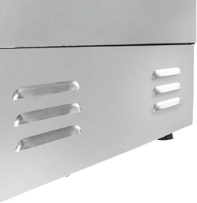 Alt view image 4 of 7 - GorillaRock Electric Flat Top Griddle | Single or Dual Thermostat | Stainless Steel Teppanyaki Grill | Manual