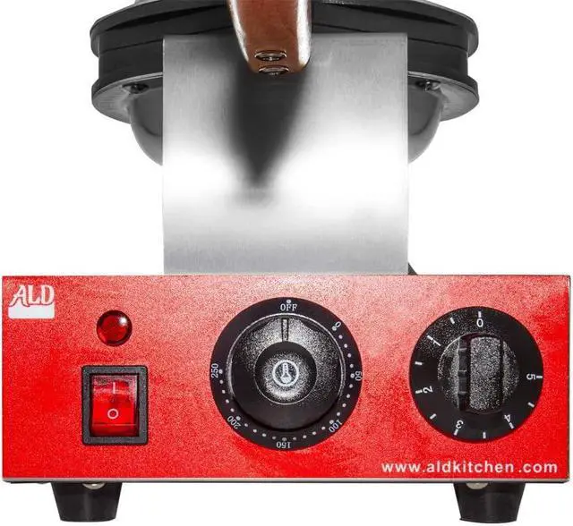 Alt view image 5 of 7 - AR-HES30 Bubble Waffle Maker | Stainless Steel Egg Waffle Maker | Replaceable Nonstick Mold | Manual Control