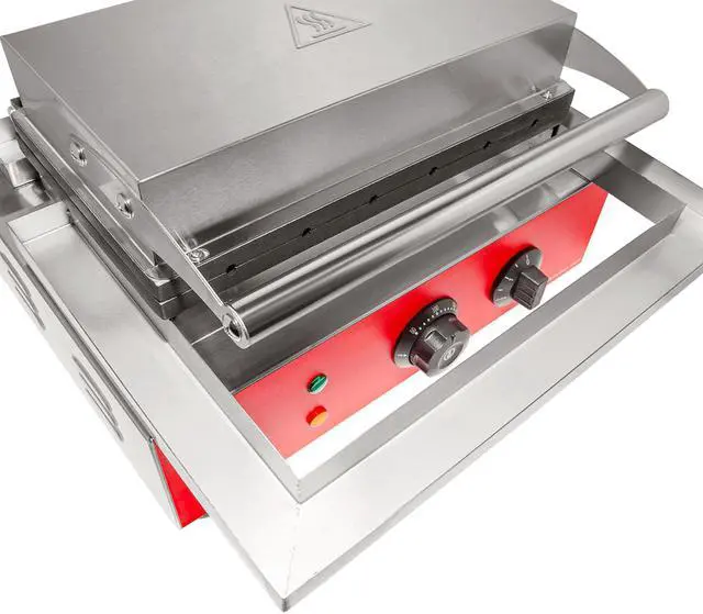 Alt view image 5 of 7 - AR-EG6X Hot Dog Waffle Maker | 6 Corn Dogs | Commercial Waffle Iron