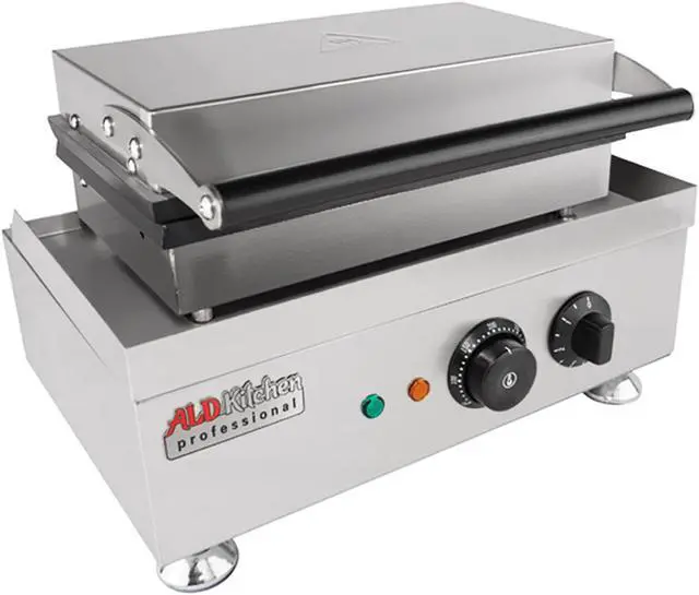 Alt view image 7 of 7 - Corn Dog Waffle Maker for Commercial Use | 6 Hotdog Waffles on a Stick | Stainless Steel | 110V (6 Hot Dogs)