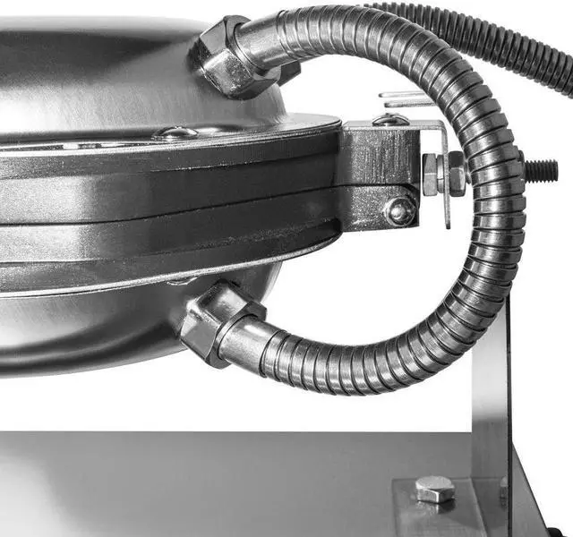 Alt view image 7 of 7 - AP-123 Bubble Waffle Maker | Egg Waffle Maker | Professional Rotated Machine | Improved Manual Thermostat