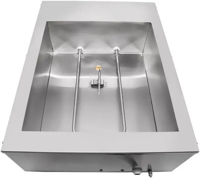 Alt view image 6 of 7 - Chocolate Fondue Machine | Stainless steel Professional Melter with Water-Heating System | Manual