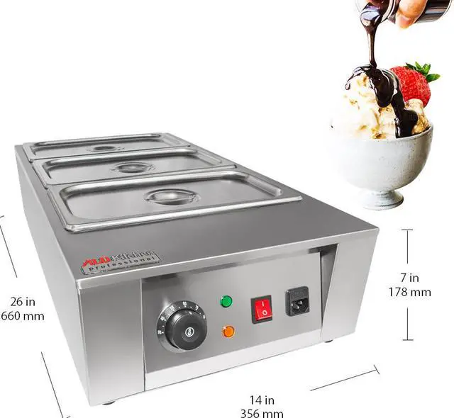 Alt view image 2 of 7 - Chocolate Melting Pot with Manual Control | Commercial Chocolate Melter | Water Heating System