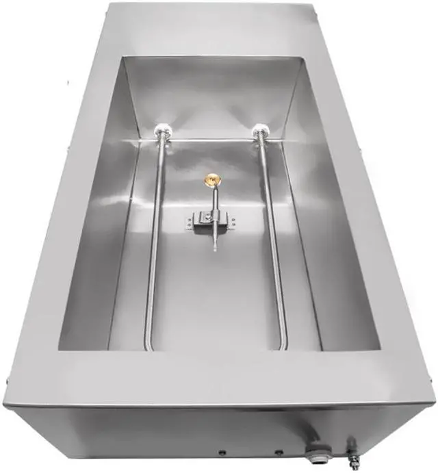 Alt view image 6 of 7 - Chocolate Fondue Machine | Stainless steel Professional Melter with Water-Heating System | Manual