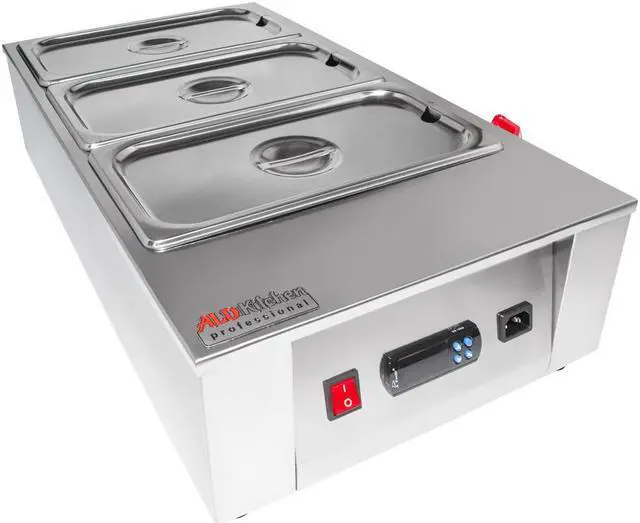 Alt view image 2 of 7 - Chocolate Fondue Machine with Digital Control | Professional Chocolate Melter | Stainless Steel