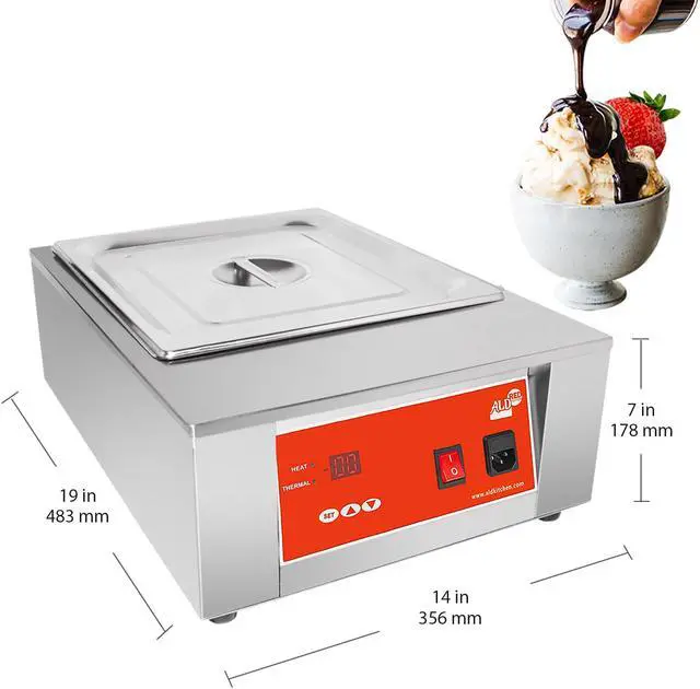 Alt view image 3 of 7 - Electric Chocolate Tempering Machine | Commercial Chocolate Melting Pot | Stainless steel | Digital