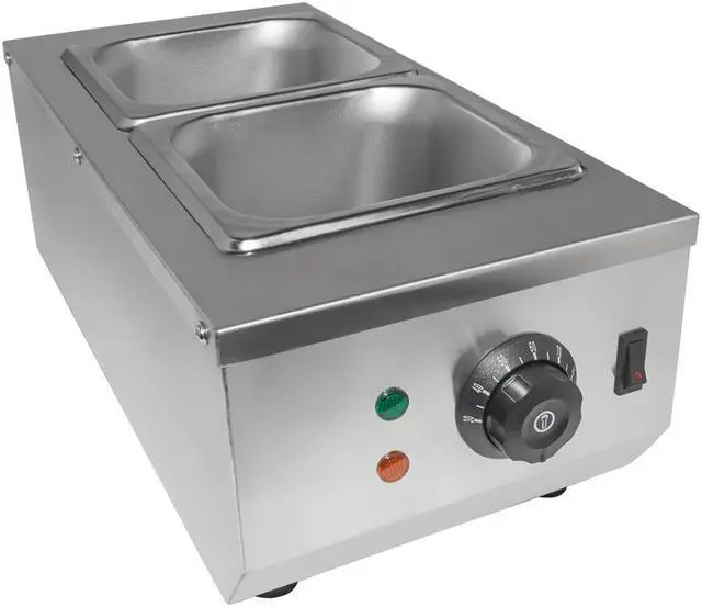 Alt view image 5 of 7 - Chocolate Fondue Machine | Stainless steel Professional Melter with Water-Heating System | Manual