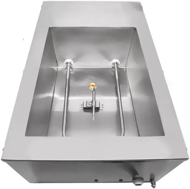 Alt view image 6 of 7 - Chocolate Fondue Machine | Stainless steel Professional Melter with Water-Heating System | Manual
