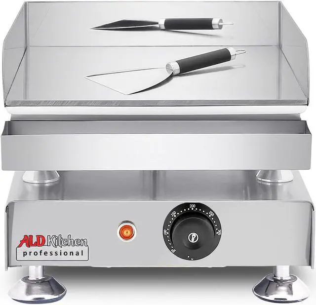 Alt view image 3 of 7 - Flat Top Griddle | Teppanyaki Grill | Single, Dual or Triple Thermostat | Commercial Use | Nonstick