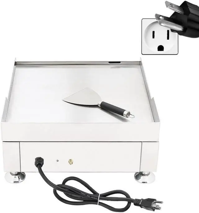 Alt view image 3 of 7 - ALDKitchen Flat Top Griddle | Teppanyaki Grill with Singe, Dual or Triple Thermostat | Manual | Nonstick