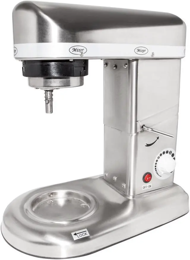 Alt view image 5 of 7 - GR-302 Food Mixer | Commercial Mixer with Dough Hook, Wire Whip & Beater | Stainless Steel | 7L