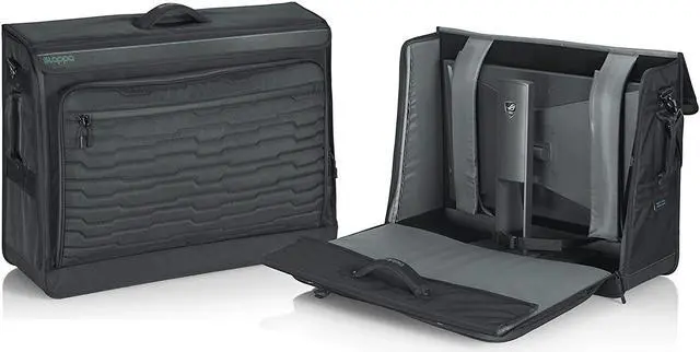 Main image of Slappa Gaming Monitor Tote Bag with Water Resistant Zippers and Adjustable Carry Strap; Fits 27"-32" Monitors