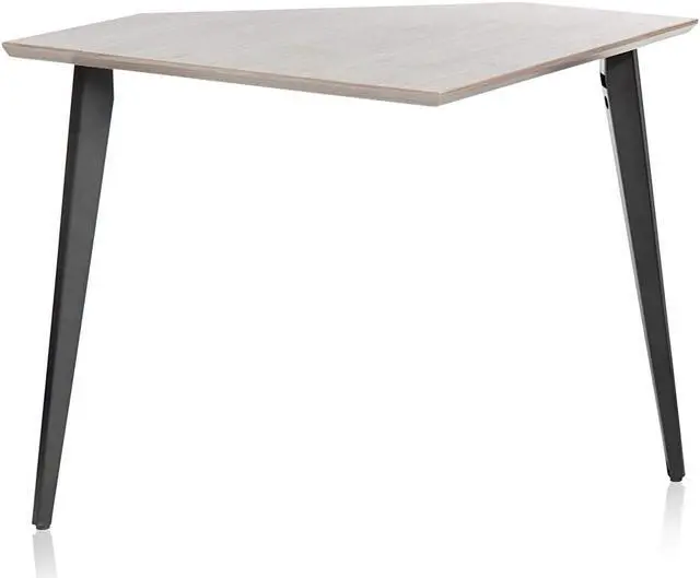 Main image of Elite Furniture Series Corner Desk Section in Driftwood Grey Finish