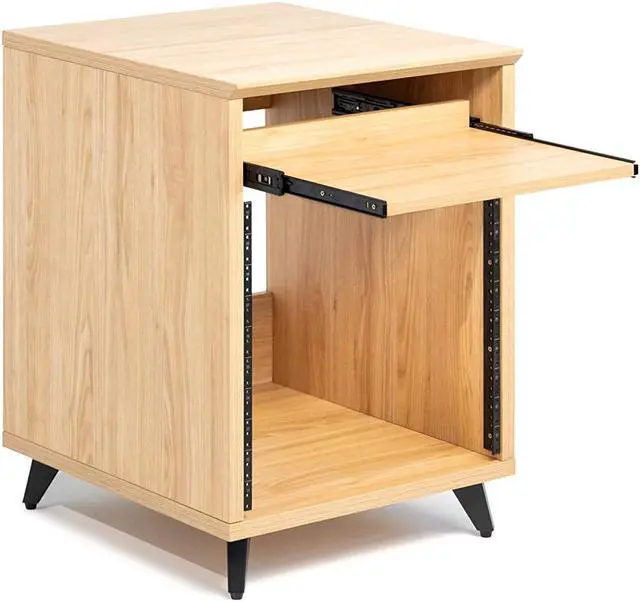 Alt view image 2 of 6 - Elite Furniture Series 10U Studio Rack Table in Natural Maple Matte Finish