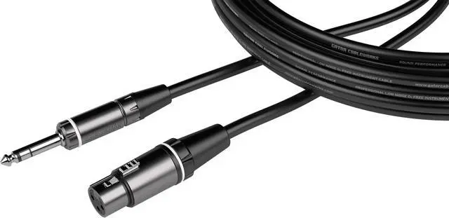 Main image of Gator Cableworks Composer Series 10 Foot Female XLR  ¼ TRS Microphone Cable  GCWC-XLR-10FTRS