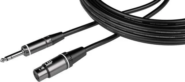 Main image of Gator Cableworks Composer Series 20 Foot Female XLR  ¼ TRS Microphone Cable  GCWC-XLR-20FTRS