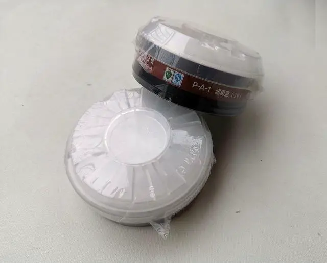 Alt view image 6 of 8 - One Pair P-A-1 Organic Vapor Cartridge Multi Gas Respirator Filter LDY3 Respirator Cartridge for S100X PD100