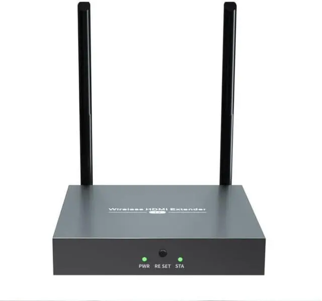 Alt view image 4 of 7 - (1 SENDER and 4 RECEIVERS Kit) Up to 656Ft,H.264 Wireless 1080P@60Hz Video Extender with Local Pass-through HDMI Loop-out Transmitter 4 Receivers Kit 200m with IR remote