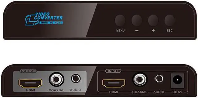 Alt view image 3 of 7 - LKV323 HDMI to HDMI Video Audio Converter, Left-right Mirror TB Mirror Over Turn UP/Down Scaler (Mirror around,flip) Digital Coaxial Analog Stereo 3.5mm Audio Separation Mixture